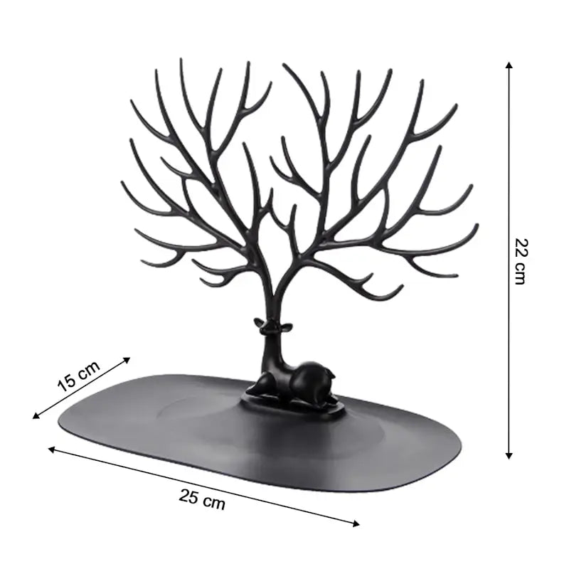 Deer Antlers Jewelry Holder & Organizer – Elegant Tree Design Display Stand