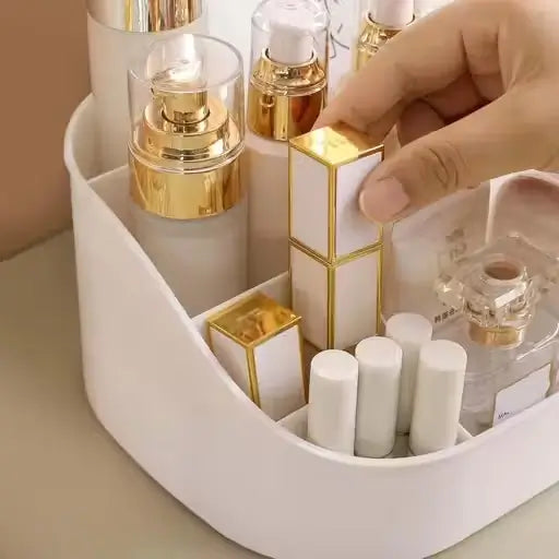 Cosmetic Organizer Box with Drawers – Makeup & Desk Storage Organizer
