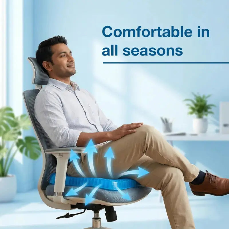Gel Orthopedic Seat Cushion Pad (Egg Sitter) – Honeycomb Pressure Relief Seat Cushion