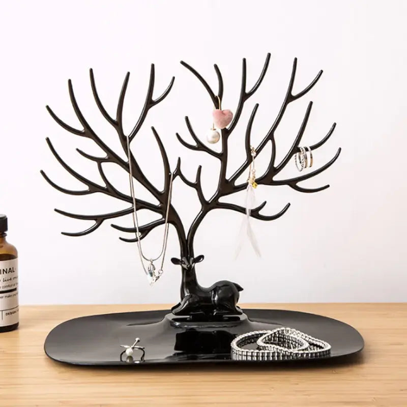 Deer Antlers Jewelry Holder & Organizer – Elegant Tree Design Display Stand