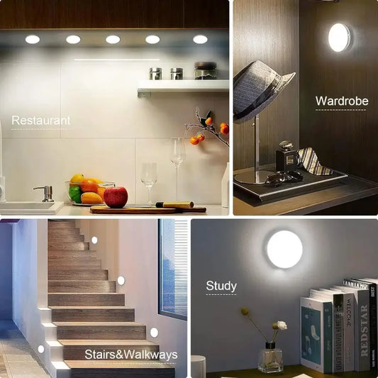 Motion Sensor Light for Home - Wireless LED Night Light (Combo Pack)