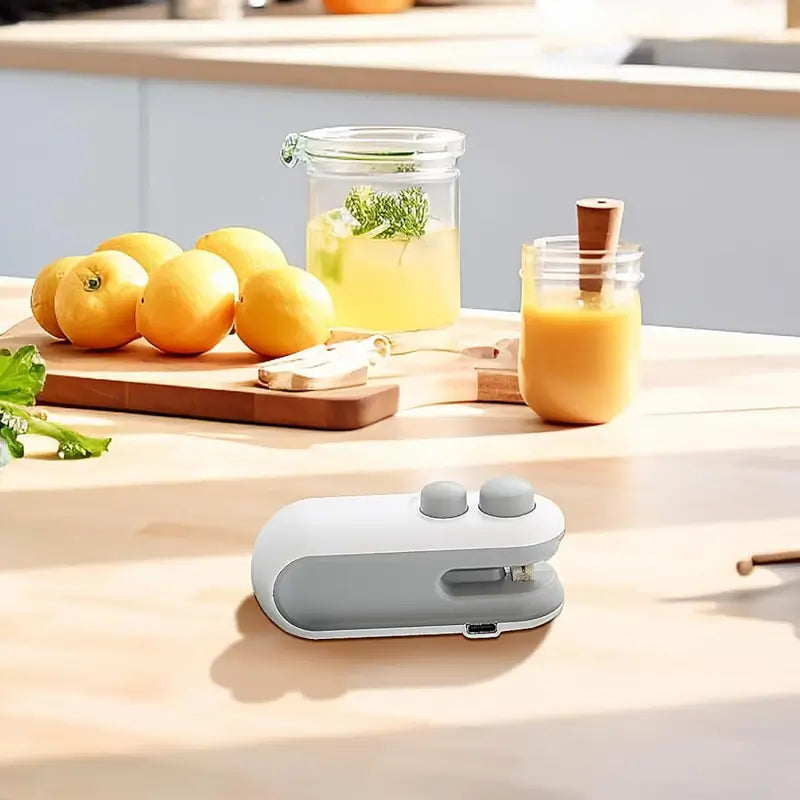 Mini Bag Sealer 2-in-1 | USB-C Rechargeable Food Bag Sealer & Cutter
