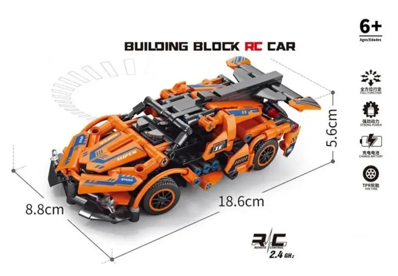 Build Your Own RC Supercar | DIY Racing Kit (2.4GHz Remote) Build. Race. Dominate.