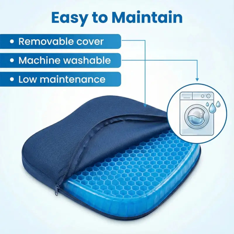 Gel Orthopedic Seat Cushion Pad (Egg Sitter) – Honeycomb Pressure Relief Seat Cushion