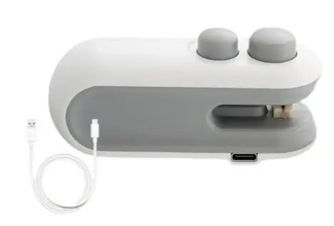 Mini Bag Sealer 2-in-1 | USB-C Rechargeable Food Bag Sealer & Cutter